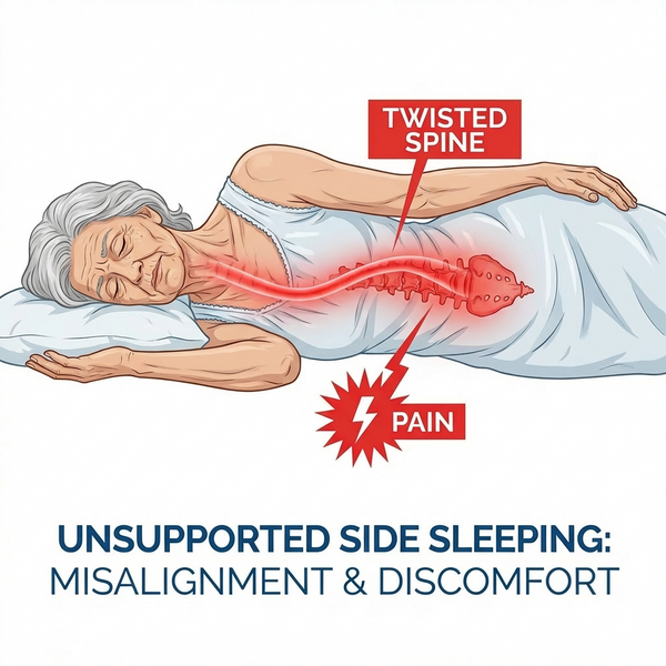 ComfortEase Knee Support Pillow