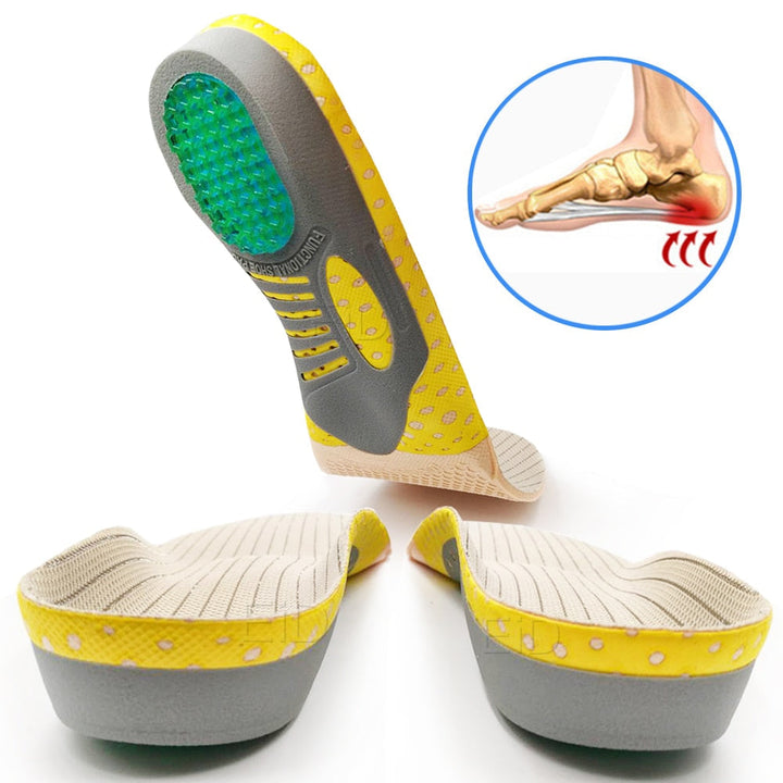 Orthotic Gel Insoles for Plantar Fasciitis/Arch Support/Flat Foot