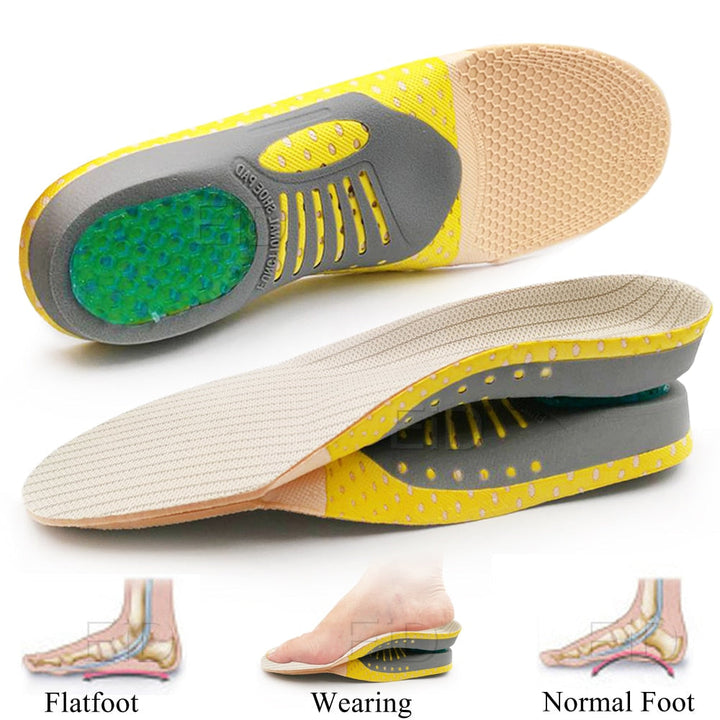 Orthotic Gel Insoles for Plantar Fasciitis/Arch Support/Flat Foot